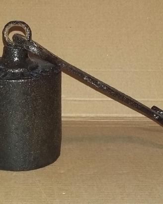 Antico Contrappeso 2 Kg in Ferro battuto punzonato