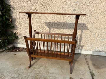 Portariviste in legno vintage