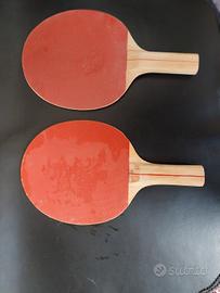 COPPIA RACCHETTE DA PING-PONG 
