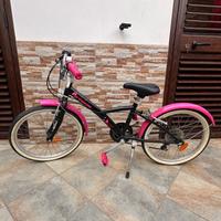 Bicicletta Mtb Btwin 20’ pollici bambina