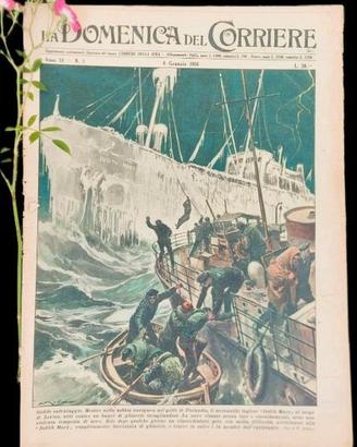 La Domenica del Corriere 8 gennaio 1956  originale