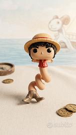 Kinder Surprise One Piece Luffy Figura Molla