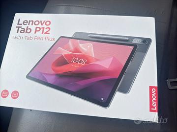 Tablet Lenovo Tab P12 12.7” nuovo + cover Tucano