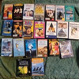 video cassette vhs e cd