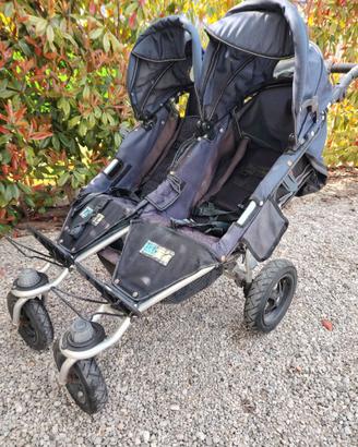 Passeggino doppio gemellare TFk con trio