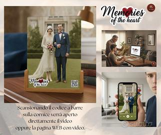 Cornice emozionale "Memories of the heart" QR