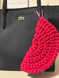 Porta occhiali handmade uncinetto fucsia