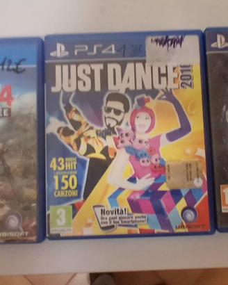 3 videogiochi PS 4