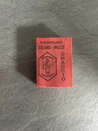 Mini dizionario anno 1930 Magnesia San Pellegrino