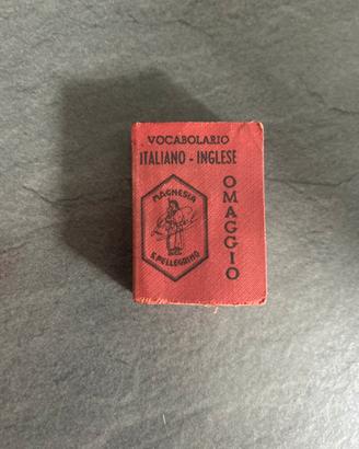 Mini dizionario anno 1930 Magnesia San Pellegrino
