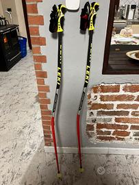 Bastoncini Leki 125 cm con lacci