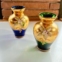 Calice oro floreale stile Murano