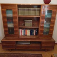 LIBRERIA ART DECO' CON SCRITTOIO