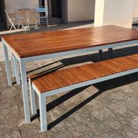 tavolo Varaschin con panche