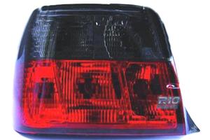FANALI BMW SERIE 3 E36 90-97 ROSSO AFFUMICATO
