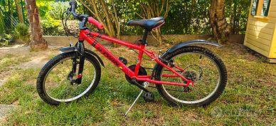Bici bambino B'Twin 20" nera e rossa