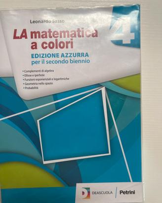 La matematica a colori 4