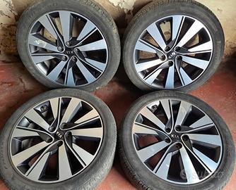 4 cerchi in lega 19 originali kia sportage