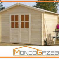 Casetta legno Smeraldo gazebo 3x3 34mm casa nordic