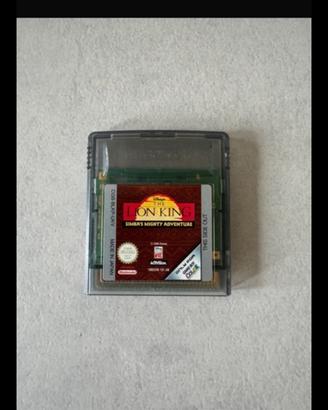 Gioco Gameboy il re leone