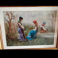 quadro dipinto da Faliero certificato