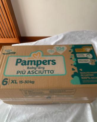 Pannolini Pampers 6  XL 15-30