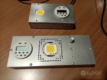 Fotoperiodo con alba di tramonto notte