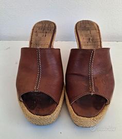 Ciabatte donna in vera pelle