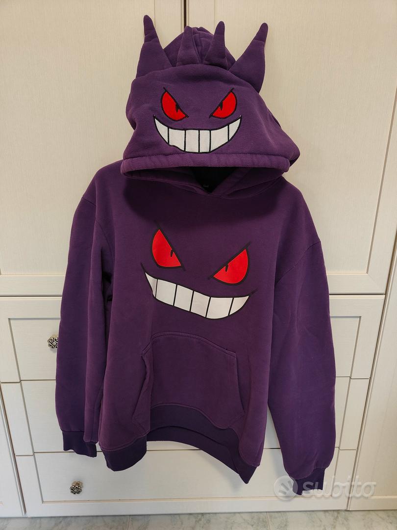 Felpa Pokemon Gengar Abbigliamento e Accessori In vendita a Sassari