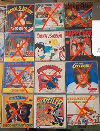Vinili 45 giri sigle cartoni e TV anni '70 '80 '90