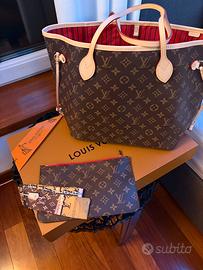Borsa Louis Vuitton Neverfull MM Monogram Original