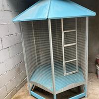 Voliera esagonale in acciaio large