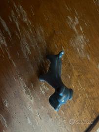 Statuina di cane fox terrier h. 5 cm