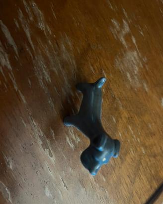 Statuina di cane fox terrier h. 5 cm