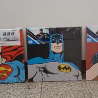 ,BATMAN  WONDER WOMAN SUPERMAN SERIE QUADRI CANVAS