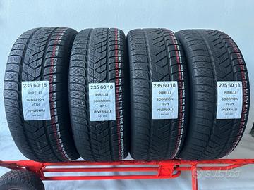 4 gomme 235 60 18 Pirelli invernali