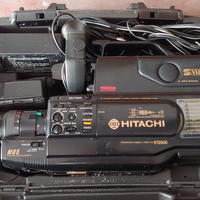 Videocamera vintage Hitachi S-VHS modello S7200E c