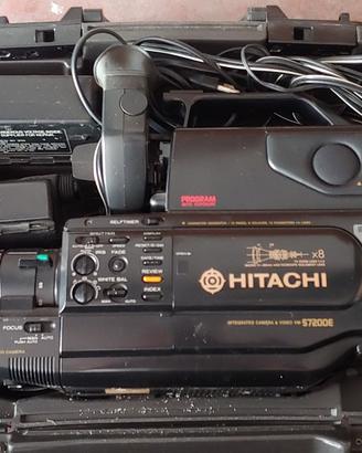 Videocamera vintage Hitachi S-VHS modello S7200E c