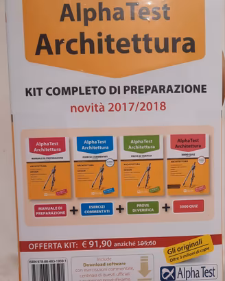Libri Alphatest Architettura di preparazione 