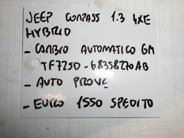 Cambio automatici jepp compass 1.3 4xe ibrido
