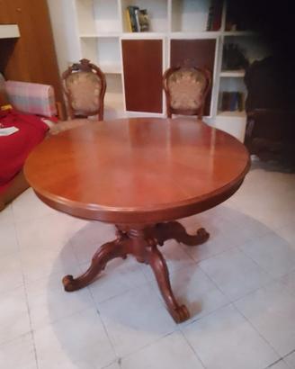 Tavolo rotondo allungabile