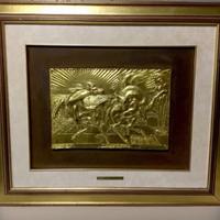 ALIGI SASSU Bassorilievo “ Cavalli del sole “