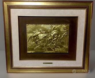 ALIGI SASSU Bassorilievo “ Cavalli del sole “