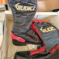 stivali Giudici moto vintage conservati n 42