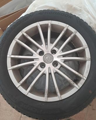 4 cerchi in lega 16 completi gomme  Lancia-FIAT