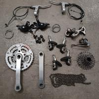 Gruppo Shimano MC16 3x8 velocita Retro Vintage