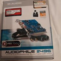 Scheda audio m audio audiophile 24/96