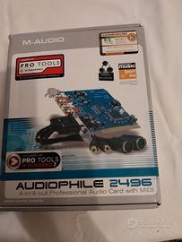 Scheda audio m audio audiophile 24/96