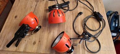 Lotto 3 Faretti Ianiro 190 Vintage Rosso – Con Pin