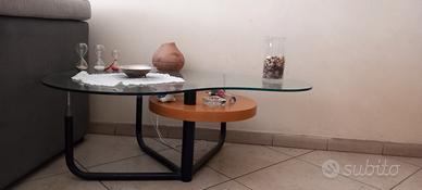 tavolino in cristallo 